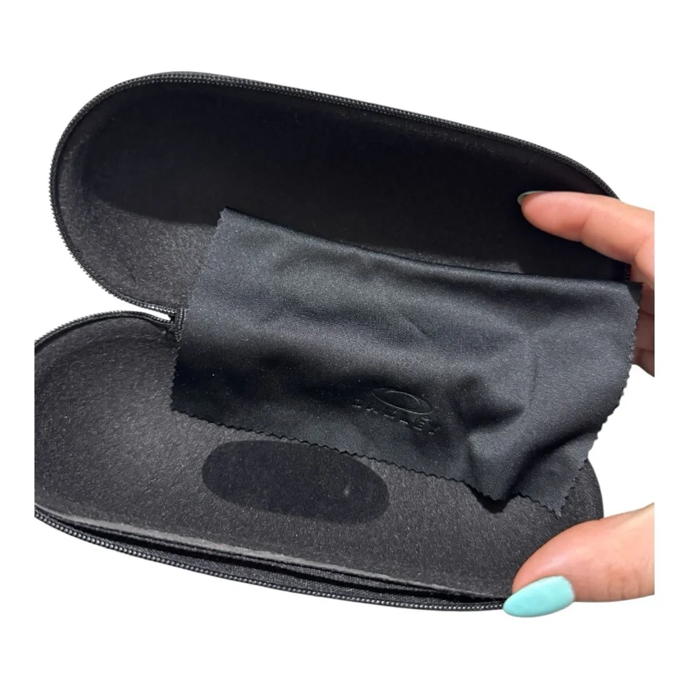 Set of (2) Oakley Black/White Sunglass Cases ONLY
